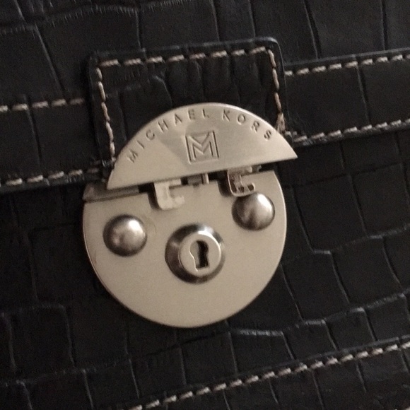 Michael Kors 🐍 snake print black hand bag - Picture 5 of 5